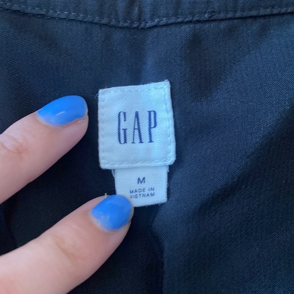 GAP Women’s Black Button Down Dress Size M - Picture 6 of 8
